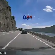 GIF Accident DN6 Mehedinți