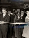 Nicolae Ceaușescu inaugurează marele magazin „Unirea” din Capitală, la 2 septembrie 1976 (© „Fototeca online a comunismului românesc”, cota: 181/1976)