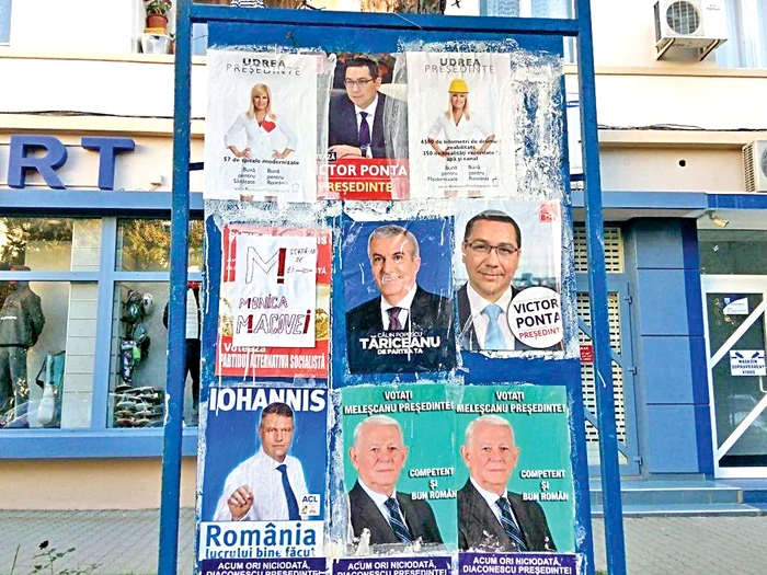 Afişele electorale au împânzit străzile
