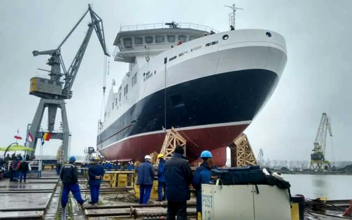 Veteran este prima dintr-o serie de două nave. Foto: Oana Cernat