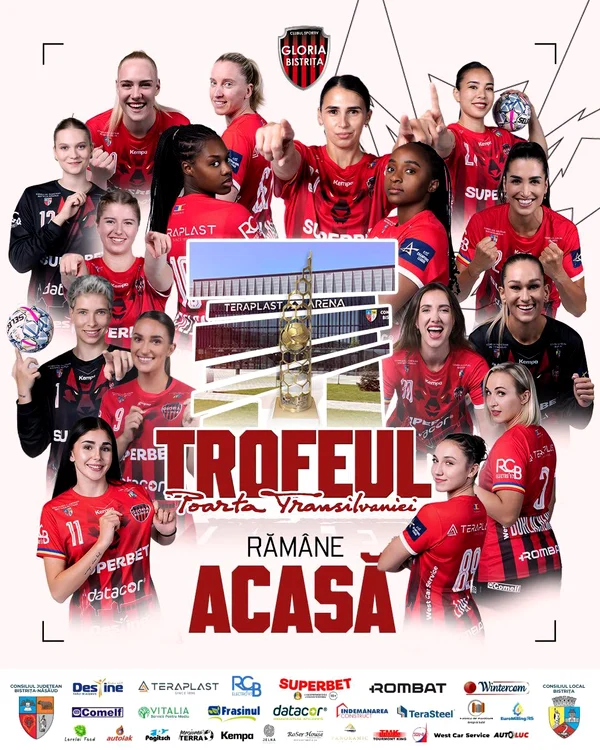 Gloria Bistrița are ca obiectiv să-și apere titlul de campioană (Foto: Gloria Bistrița)