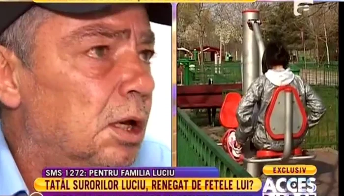 Ion Luciu se plânge că fetele şi băiatul lui l-au abandonat