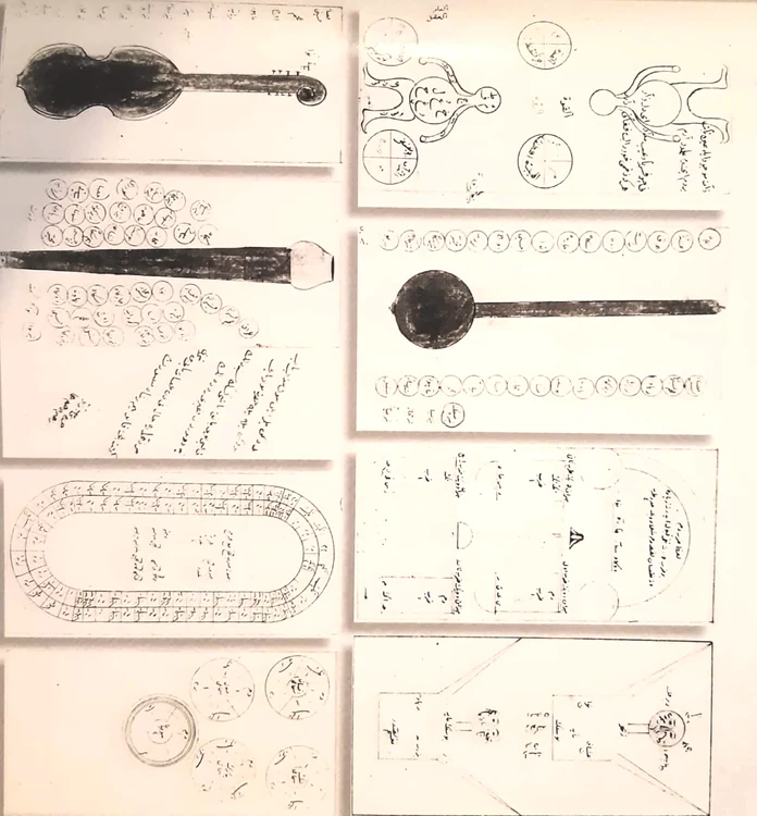 Copie a tratatului de muzică al lui Dimitrie Cantemir