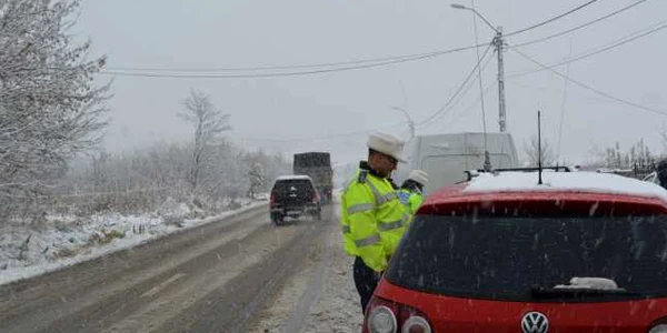 politisti rutiera drumuri iarna