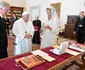 Papa Francisc alături de Regina Mathilda și Regele Filip Foto belgannewsagency eu jpg