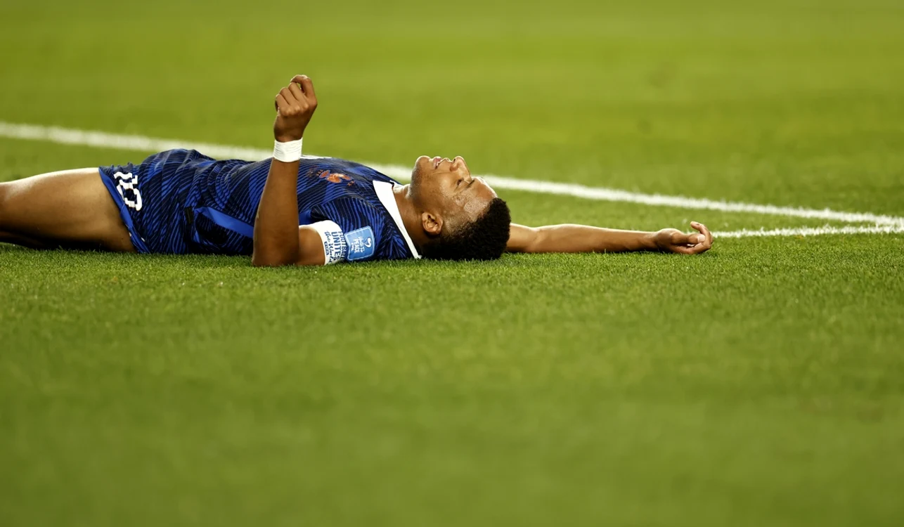 Kylian Mbappé, marcatorul unei „duble” în victoria Franței cu Irak (FOTO: EPA)