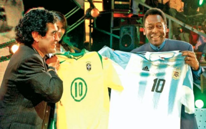 Pele şi Maradona