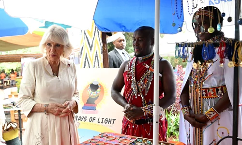 Regina Camilla în Kenya foto profimedia 0818693613 jpg