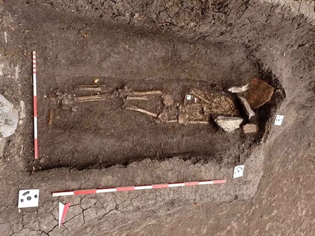 Mormântul unui copil, descoperit într-o necropolă romană din Bulgaria