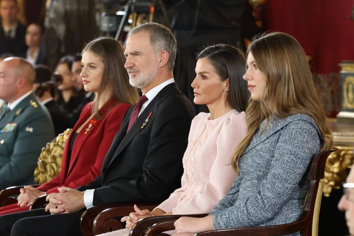Prințesa Leonor, Infanta Sofia, Regele Felipe și Regina Letizia foto profimedia 1054071168 jpg