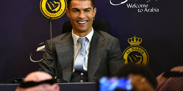 Cristiano Ronaldo prezentat oficial la clubul Al-Nassr în Arabia Saudita FOTO EPA EFE 