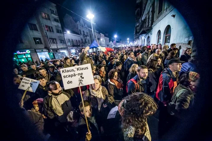 Proteste la Cluj FOTO Facebook/Andrei Dăscălescu
