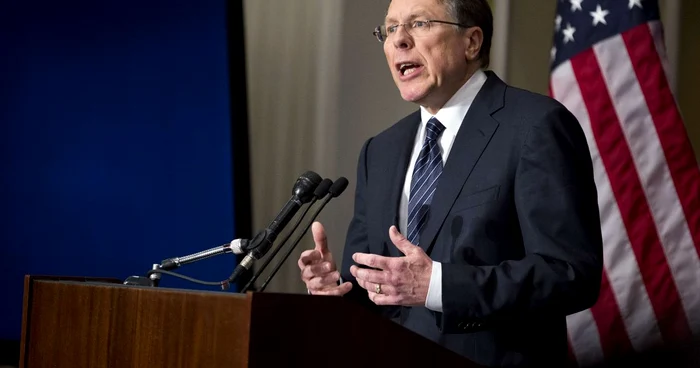Wayne LaPierre, vicepreşedintele organizaţiei care promovează armele FOTO Reuters