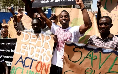 Protest schimbari climatice FOTO AFP