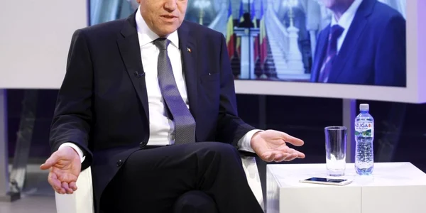 Klaus Iohannis la Adevarul Live FOTO David Muntean 