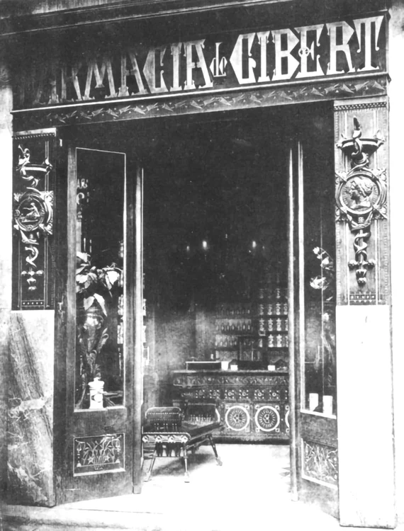 O farmacie, unul dintre primele sale proiecte. FOTO: Wikipedia