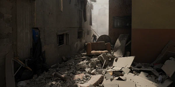 Dsitrugeri in Fasia Gaza FOTO AFP jpg