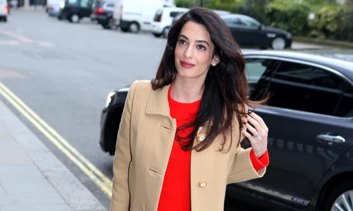 Amal Clooney arriving at chatham house, London jpeg