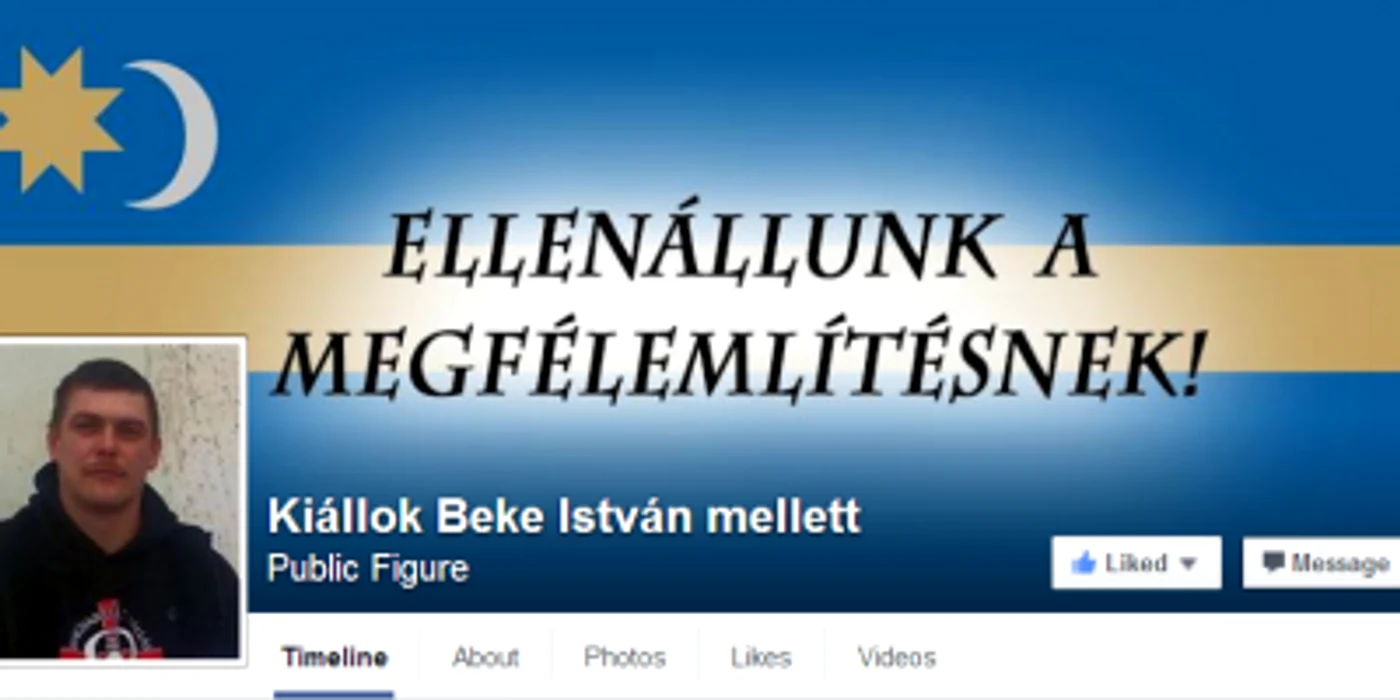 Pagina „Alături de Beke Istvan” are aproape 2.700 de like-uri