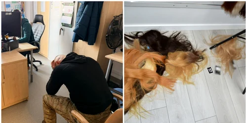 Tânăr arestat la Varșovia după ce a furat dintr-un coafor păr natural. Prejudiciul se ridică la aproape 200.000 de euro FOTO X