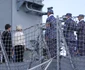 Vizita preşedintei Comisiei Europene Ursula Von Der Leyen pe fregata Regele Ferdinand, în portul Constanța. FOTO Inquam Photos / George Calin