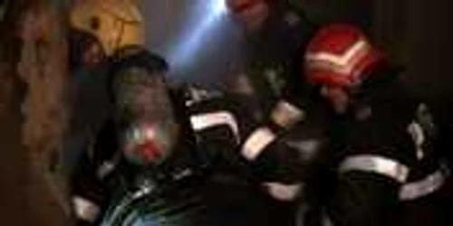 Incendiul din satul Salageni comuna Dumbraveni