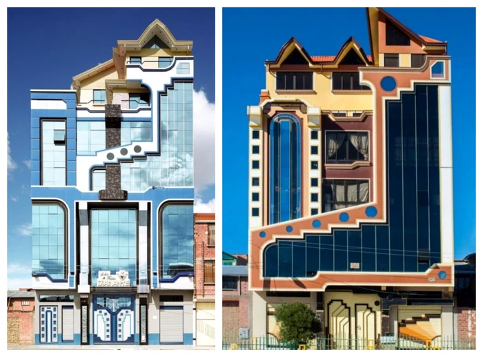 Clădiri din El Alto / foto: haus_oft Instagram