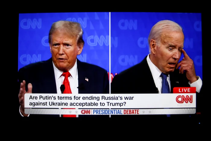 Trump și Biden s-au atacat reciproc în prima lor dezbatere electorală FOTO PROFIMEDIA