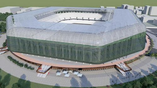 Stadion nou în Timișoara FOTO Facebook/Alin Nica