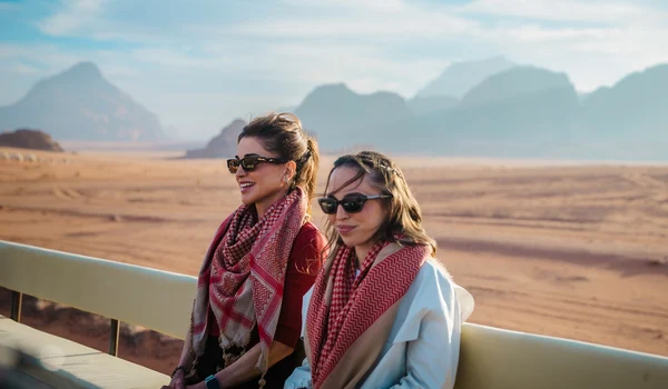 Regina Rania și Prințesa Salma foto Facebook 2 jpg