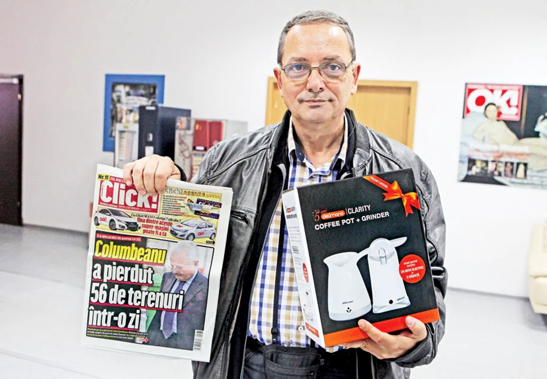 Lozul norocos i-a adus şi lui Sorin Neagu un set cu ibric de cafea şi o râşniţă 
