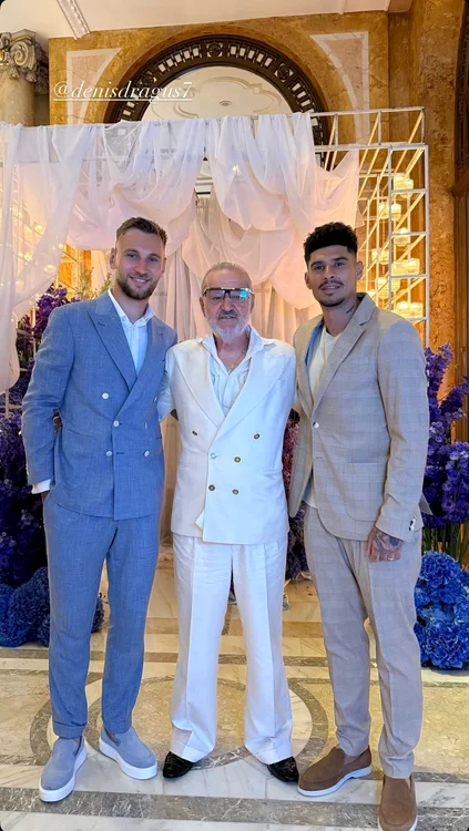 Denis Drăguș, Gigi Becali și Florinel Coman. Foto: Instagram