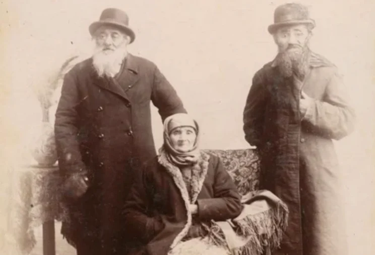 Familie de evrei in Dobrogea FOTO Anatole Magrin