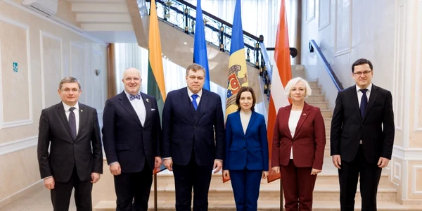 Maia Sandu președinții Parlamentelor Țărilor Baltice FOTO Presedinte md jpeg