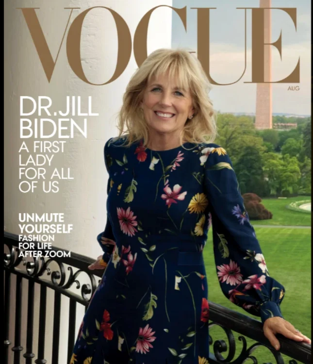 Jill Biden pe coperta revistei Vogue Foto Captură via The Sun