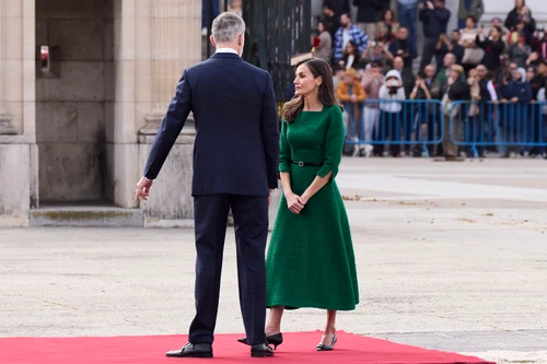 Regele Felipe și Regina Letizia par supărați. FOTO: Profimedia