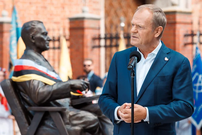 Donald Tusk a întreprins o vizită la Chișinău în data de 4 septembrie. FOTO: Facebook