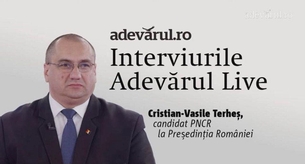 Cristian Terheș, candidat la președinția României, la Adevărul Live: „Sunt și membru al Partidului Republican”