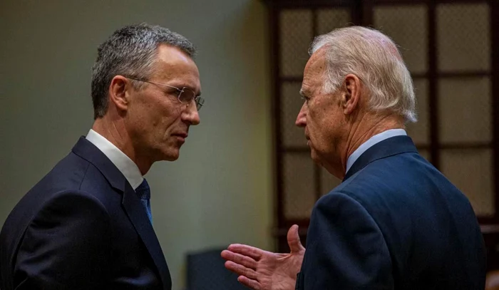 Jens Stoltenberg și Joe Biden