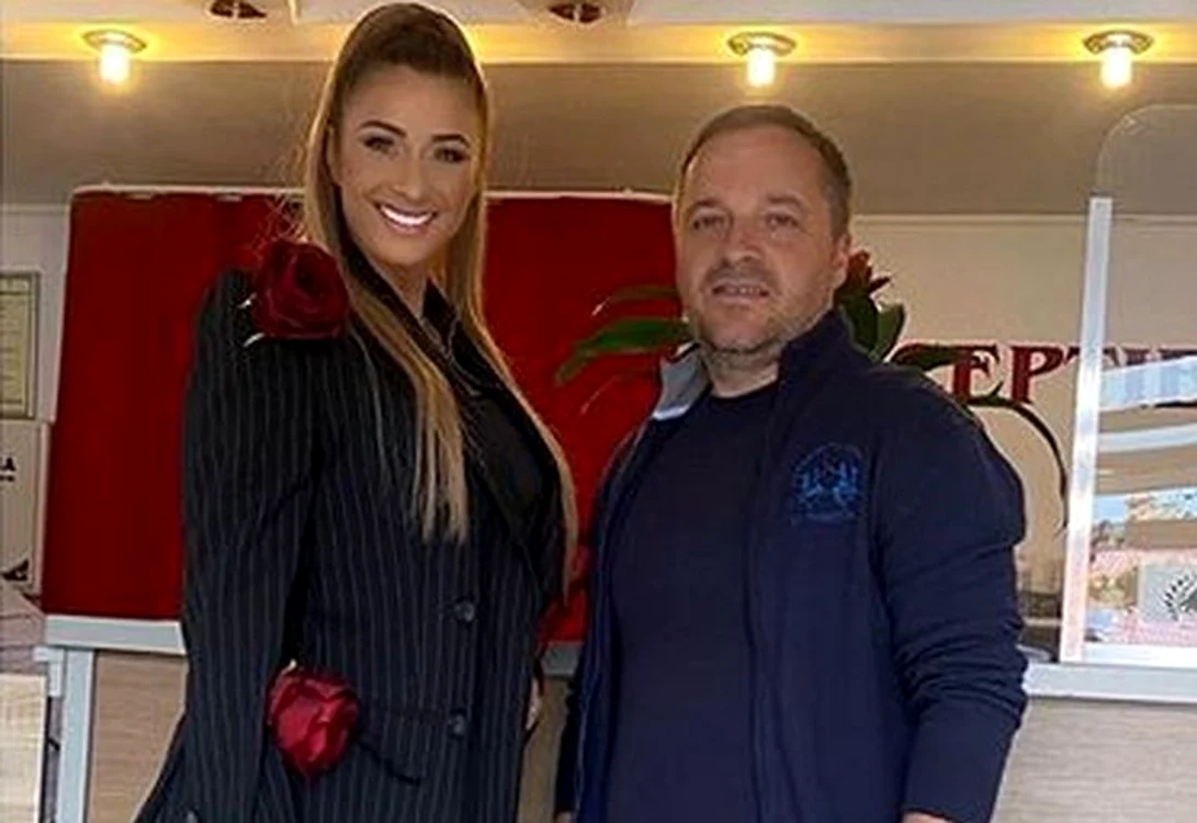 Anamaria Prodan, alături de Claudiu Rotar, patronii FC HermannstadtFOTO: Instagram
