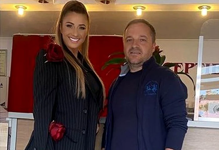 Anamaria Prodan, alături de Claudiu Rotar, patronii FC HermannstadtFOTO: Instagram
