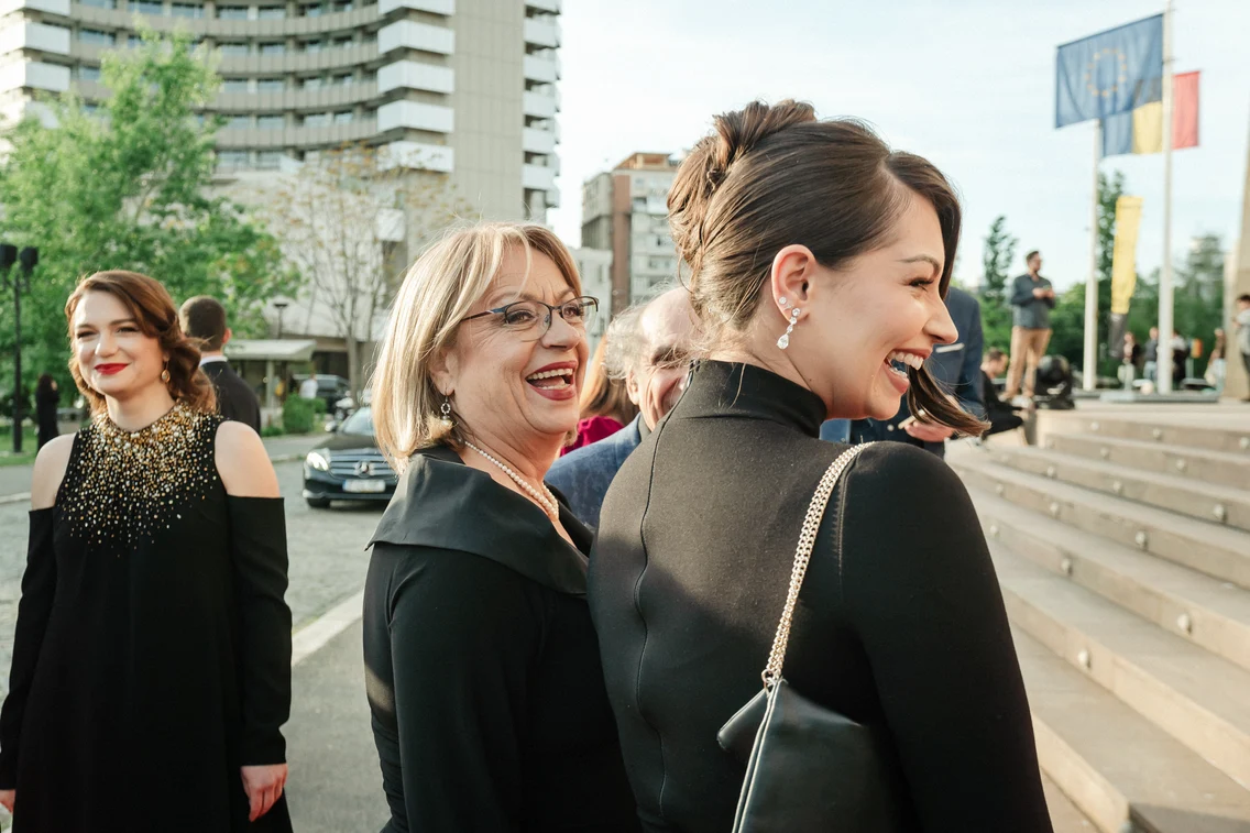 Adriana Trandafir și Maria Speranța. FOTO: Premiile Gopo