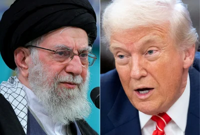  Ali Khamenei și Donald Trump FOTO AFP