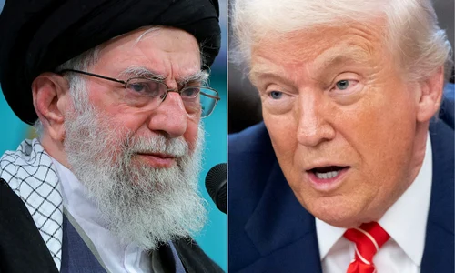  Ali Khamenei și Donald Trump FOTO AFP
