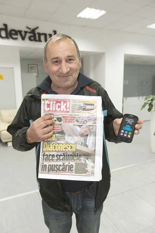 Ionel Creţu a câştigat un telefon performant 