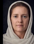 Reconstrucția facială criminalistică bazată pe morfologia și genetica unei femei înmormântate în cimitirul Västerhus (© reconstrucție și fotografie de Oscar Nilsson / Universitatea din Stockholm, 2026)