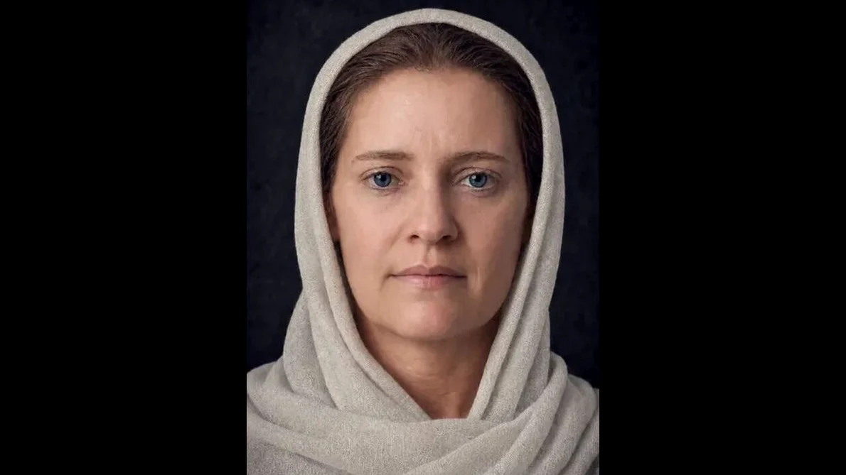 Reconstrucția facială criminalistică bazată pe morfologia și genetica unei femei înmormântate în cimitirul Västerhus (© reconstrucție și fotografie de Oscar Nilsson / Universitatea din Stockholm, 2026)