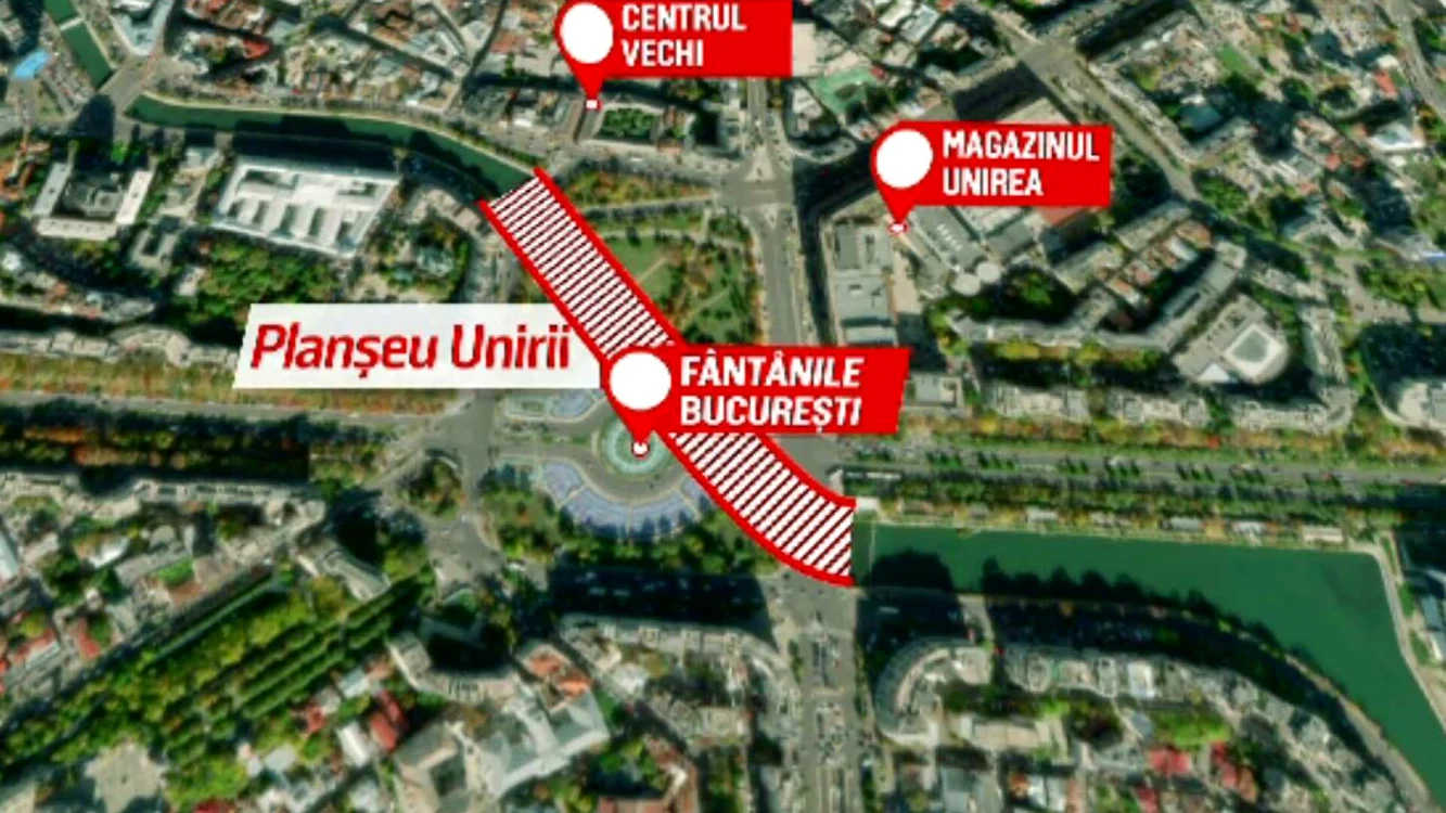 experții spun că Planșeul Unirii este „un pericol public” - Captura Video