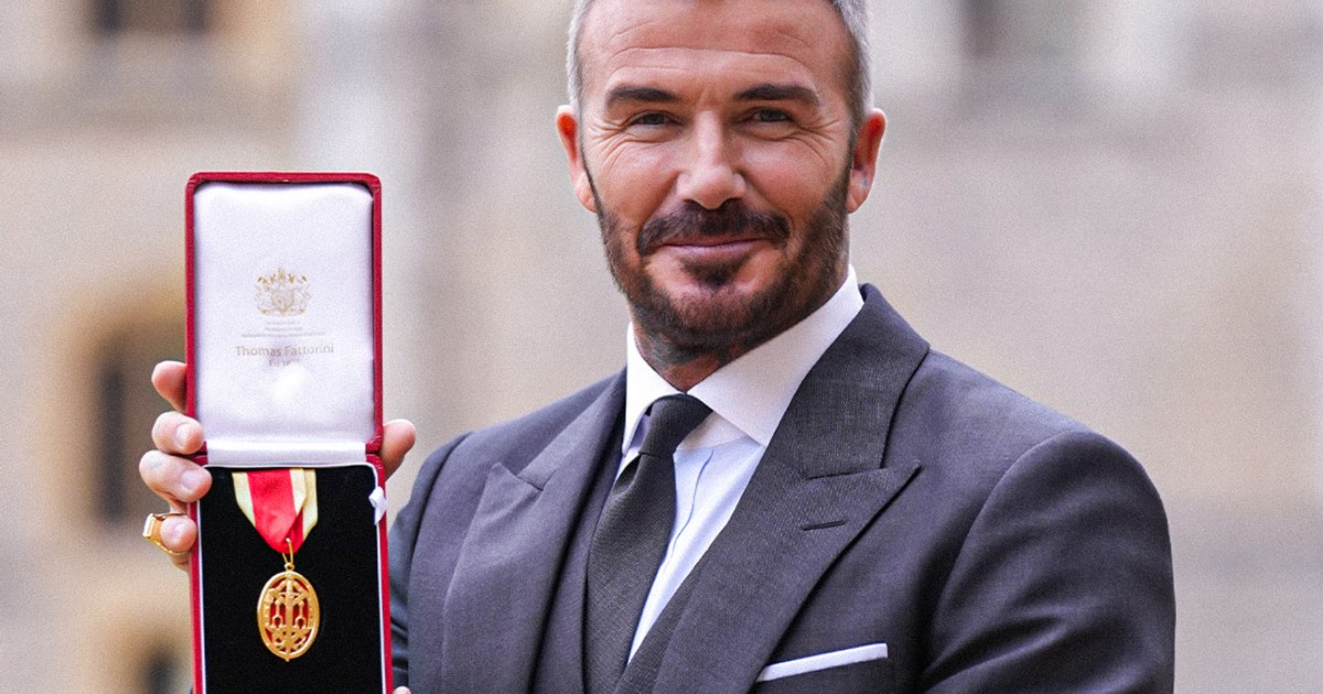 David Beckham, cavaler înnobilat de Regele Charles