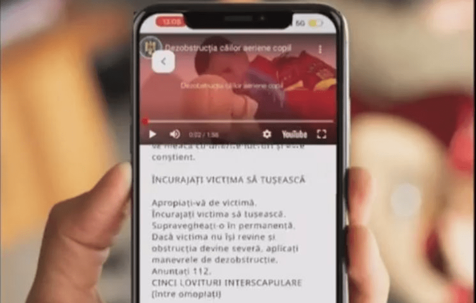 A fost lansată o nouă versiune a aplicației DSU care salvează vieți. Afli inclusiv cum să acorzi primul ajutor VIDEO